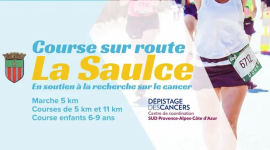 course à pied caritative à la Saulce le dimanche 29 septembre