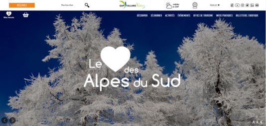 bandeau du site web GTV