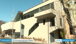 Reportage télé France 3 ouverture du Spa Thermal de Haute Provence