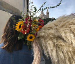 Fleurs et Notre-Dame de la Garde