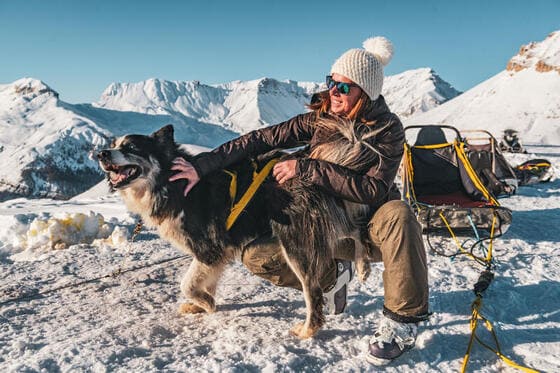 A dog sled ride experience in Nice Côte d'Azur