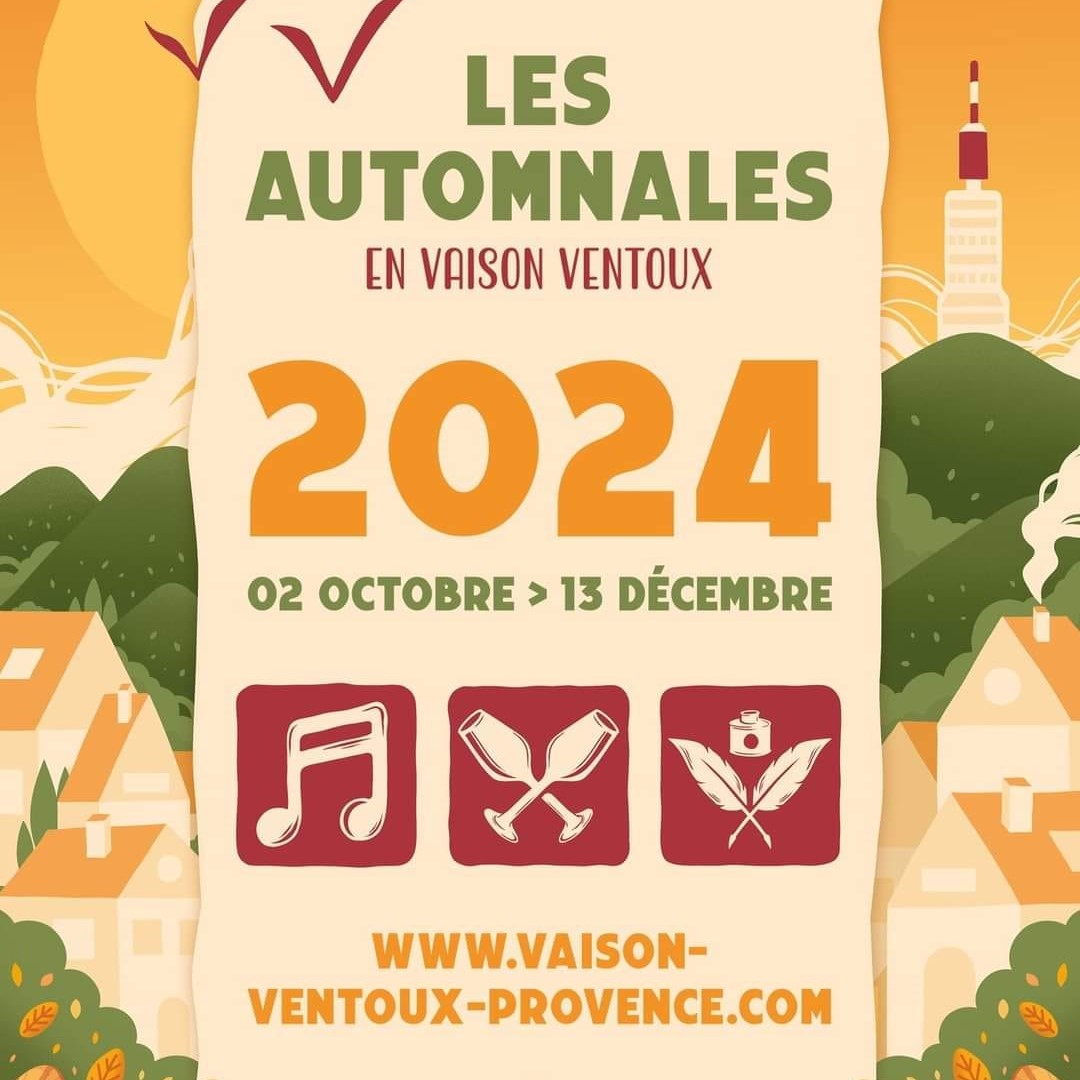 Affiche des Automnales en Vaison Ventoux 2024