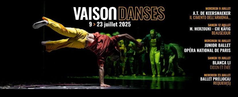 Affiche Vaison Danses 2025